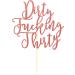 Arthsdite Dirty Thirty Cake Topper - 30th Birthday Cake Topper Dirty Thirty Birthday Cake Decorations Happy 30th Birthday Party Decorations Supplies (30th Birthday Cake Topper) - Rose Gold Glitter - Buy Online on SooperMarket.com