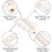 Hair Extension Clip 10 tooth Design Wig Clip Durable and Safe Functional for Wigs Hair Weaving for Most People(creamy-white) - Buy Online on SooperMarket.com