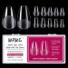 INPING Soft Gel Full Cover Nail Tips 240PCS Short Almond & Squoval Mix Acrylic Fake Nails Extensions - Traceless Break Resistant Design for DIY Manicure - Beauty Gifts for Women - Buy Online on SooperMarket.com
