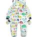 Baby Boys Winter Hooded Romper Snowsuit - H 6-9 Months | Cotton Jumpsuit Outfits - Buy Online on SooperMarket.com