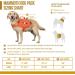 OneTigris Mammoth Dog Backpack 2.0 Version Tear Camping Hiking Dog Backpack for M/L Size Dogs (M Orange) M Orange - Buy Online on SooperMarket.com