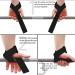 BEAST RAGE Weight Lifting Straps - Padded Wrist Support for Gym Bodybuilding - Non Slip Dumbbell Bar Wraps for Power Deadlift - Advanced Grips for Heavy Duty Exercise - Black - Buy Online on SooperMarket.com
