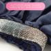 ADAMA Luxy Satin Bonnet  Double Sided for Nighttime Hair Protection  Comfortable Elastic Headband  Shiny Metallic Finish  Extra Large Size for Large Volumes of Hair  Machine Washable  Navy and Silver - Buy Online on SooperMarket.com