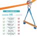 Hooroor Slackline Pulley with 52FT Zipline & Monkey Bar - Ninja Warrior Obstacle Course for Kids & Adults - Outdoor Toys Playset for Backyard Jungle Gym - Buy Online on SooperMarket.com