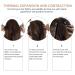 KALLORY 2pcs Vintage Stretch Banana Hair Clips | No Crease Hair Grip Styling Tool for Women - Black | 11.5X4.3X1CM - Buy Online on SooperMarket.com