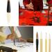 10-Piece Chinese Calligraphy Brushes Set with Bamboo Holder - SUNJOYCO Painting Writing Brush for Kanji Japanese Sumi Drawing, Watercolor Art Brushes for Beginners - Buy Online on SooperMarket.com