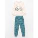 Artie Baby Boys Footless Pyjamas - 100% Cotton Long Sleeve Pjs Set of 2 | Kids Nightwear for 12-24 Months - Buy Online on SooperMarket.com