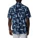 Columbia Men's Trollers Short Sleeve Shirt - Collegiate Navy Anchors Up XLT - Buy Online on SooperMarket.com