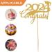 HOLIDYOYO 15pcs 2024 Graduation Cake Inserts Top Hat Cake Decors Class of 2024 Cupcake Picks 2024 Graduation Cupcake Toppers Graduation Cake Decorations Graduate Paper Dining Table - Buy Online on SooperMarket.com
