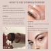 Eyebrow Stamp Stencil Kit - 10 Reusable Stencils, 2 Spiral Brushes - Light Brown - Buy Online on SooperMarket.com