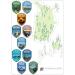 Collection 63 National Parks USA Shield Vinyl Stickers Set - 1 x 1.5 inch Passport Colors - Map of US National Parks - Buy Online on SooperMarket.com