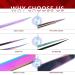 Arclon Lash Eyelash Extension Tweezers Set - 4Pcs Professional Straight and Curved Stainless Steel Precision Tweezers in Black Gold | Lash Extension Supplies - Buy Online on SooperMarket.com