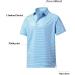 DEOLAX Men's Performance Moisture Wicking Golf Polo Shirt - Blue Grid | Dry Fit, Long & Short Sleeve, Casual - Size Large - Buy Online on SooperMarket.com