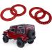 Alomejor 1.9 Aluminum Alloy Beadlock Rings - 4 Piece Red Replacement for Easy Installation & Repair - Buy Online on SooperMarket.com