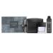 GUESS Seductive Men/Homme Eau de Toilette 4 Piece Gift Set - Cologne Spray 3.4 Fl. Oz. Deodorizing Body Spray 6.0 Oz. Shower Gel 3.4 Fl. Oz. & Pouch
