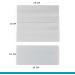 Buy Inoverse Paper Towels - 3 000 ZZ-Fold Disposable Towels 25x23 cm White - Ideal for Donors & Businesses - International Shipping Available - Buy Online on SooperMarket.com