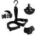 Allerlife Adjustable Angler Boot Hanger | Universal Wader Rack Storage for Fishing Boots & Waders - Durable Black Design - Buy Online on SooperMarket.com