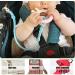 4 Pcs Adjustable Silicone Toy Clips for Baby Pacifier, Feeding Bottle & More - Safety Straps for Stroller, High Chair & Cribs - Buy Online on SooperMarket.com
