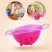 360 Degrees Gyro Bowl - Unspillable Snack Toddler Bowl - Anti Spill Magic Bowl for Babies and Kids - Pink - Buy Online on SooperMarket.com