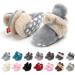 TMEOG Baby Booties Slippers - Infant Boots for Boys & Girls 0-6 Months - Winter Sock Crib Shoes - Light Grey White Furry - Newborn First Walking Shoes (0-18 Months) - Buy Online on SooperMarket.com