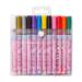 Nails Kit 12 Acrylic Nail Polish Pens with 12 Stylish Hues Waterproof and Quick Drying Professional Brushes Creative Nail Drawing Brush Perfects for Women Home Salon