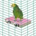 PINVNBY Bird Perch Stand Toy Natural Wooden Parrot Claw Sticks Budgie Playground Grinding Paw Cage Accessories Exercise Toy for Cockatiel Conure Parakeet - Buy Online on SooperMarket.com