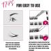 Individual Cluster Lashes Kit - 5 Style C CC D Curl 10-14mm Russian Eyelash Extensions with Clear Glue - 45 Clusters for DIY False Eyelashes - Reusable & Natural Look - Buy Online on SooperMarket.com