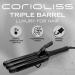 Buy Corioliss Triple Barrel Hair Curler - 3 Barrel Ceramic & Tourmaline Wand with Temperature Control | International Shipping Available - Buy Online on SooperMarket.com