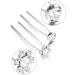 40 Pack Rhinestone Bridal Wedding Hair Pins - Stylish Hair Clips for Women and Girls (Style D) - Buy Online on SooperMarket.com