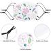 Cooraby 12 Pieces Sublimation Blank Face Covering with Ear Strap - DIY White Reusable Cloth Face Protections for Adults and Kids - Buy Online on SooperMarket.com