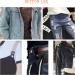 6 Pcs Adjustable Jean Button Pins for Pants - No Sew, No Tools Required | Instant Waist Tightener for Jeans | Reusable and Simple Installation (Style 1) - Buy Online on SooperMarket.com