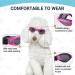 Pet Leso Doggles - Stylish Windproof Puppy Sunglasses in Pink | Shop Internationally for Trendy Dog Goggles - Buy Online on SooperMarket.com
