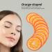 10 Pieces Orange Pattern Face Mask Paper | DIY Cotton Facial Mask Leaves for Spa Skin Care | Moist Compress - Buy Online on SooperMarket.com