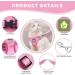 Cat Harness and Lead Set Adjustable Reflective Stripe Cat Kitten Walking Vest with Leash Cat Collar Escape Proof Soft Mesh Vest Harness and Lead for Small Medium Cats Pets Walking S Pink - Buy Online on SooperMarket.com