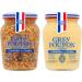 Intrinsic Treats Mustard Bundle with Grey Poupon Dijon 215g and Wholegrain Mustard 210g - (Pack of 2) - Buy Online on SooperMarket.com