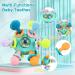 Site Ring Baby Toy | 0-3 Months Silicone Teething Rattle | Montessori Veilchen Root Gift | Fresh Green Sensory Balls - Buy Online on SooperMarket.com