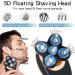 GeRRiT 5 in 1 Electric Razor for Men - Portable USB Rechargeable Shaver Waterproof Bald Razor & Beard Trimmer - International Shipping Available - Buy Online on SooperMarket.com