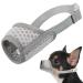 Dog muzzle Breathable muzzle for XXS to XXL Dogs Chihuahua Beagle and Golden Retriever adjustable pet muzzle for biting and chewing the beating and drinking enables gray xxs