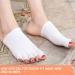 Women's Gel Toe Separator Socks - 1 Pair Large Gel Toe Separators for Pedicure - Compression Socks with Gel for Toe Care - Open Toe Half Socks for Joyful Feet - Buy Online on SooperMarket.com