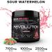 Revolution Nutrition BCAA Splash BCAA Powder Vegan Formula Zero Calorie Lactose Free Muscle Recovery Post Workout 7100 Mg of Branched Chained Amino Acid 1000 mg Citrulline Malate 280 G 46 Servings (Sour Watermelon 0.62 Pound) Watermelon 0.62 Pound - Buy Online on SooperMarket.com