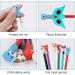 Buy Vicloon Ergonomic Pencil Handles - 3 Writing Aids for Kids Includes 6 Cartoon Pen Caps & Owl Design (Green) - Perfect for Right & Left-Handers | International Shipping Available - Buy Online on SooperMarket.com