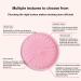 Wontool Makeup Brush Cleaning Mat | Silicone 4 in 1 Cleaning Bowl and Mat Portable Washing Tool Cosmetic Brush Cleaner for Easy Cleaning Pink - Buy Online on SooperMarket.com