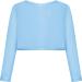 Bonny Billy Girls Long Sleeve Knitted Cotton Bolero Shrug - Light Blue (4-5 Years) - Buy Online on SooperMarket.com