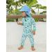 weVSwe Baby Toddler Sun Hat UPF 50+ Swim Cap with Flap Neck Protection - Blue 6-12 Months - Buy Online on SooperMarket.com