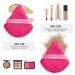 BS-MALL Powder Puff & Mini Makeup Sponge Set - 12 Pink Blush & Concealer Applicators - Perfect for Flawless Makeup - Buy Online on SooperMarket.com