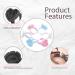 100PCS Flower Shaped Cups Practical Rings Cup For Makeup Artists And Beauty Enthusiasts Mixed Colors - Buy Online on SooperMarket.com