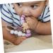 CRAFTHROU 10pcs Highland Animal Silicone Beads Toy - Cute Silica Gel Baby Beads 2.8x2.7cm - Buy Online on SooperMarket.com