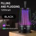 Fly Trap Lamp Flexible and Harmless Fly Killer | Zapper Indoor Electronic Rechargeable Fly Control Light Trap for Virtcooy Black Chargement USB - Buy Online on SooperMarket.com