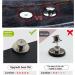 GIYOMI 20mm No Sewing Jeans Buttons Replacement Kit - 12 Sets Metal Buttons Repair Combo with Rivets and Screwdrivers | 0.79 inch - Buy Online on SooperMarket.com