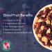 North Bay Produce Dried Cranberries 5oz - Gluten Free Vegan Healthy Snacks - Resealable Bag - Perfect for Kids and Adults - Buy Online on SooperMarket.com